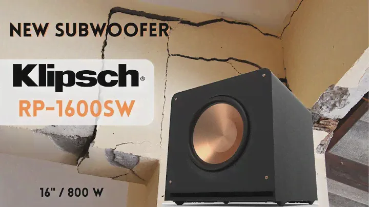 EXCLU ! Test du Nouveau CAISSON KLIPSCH RP-1600 SW. Dévastateur !
