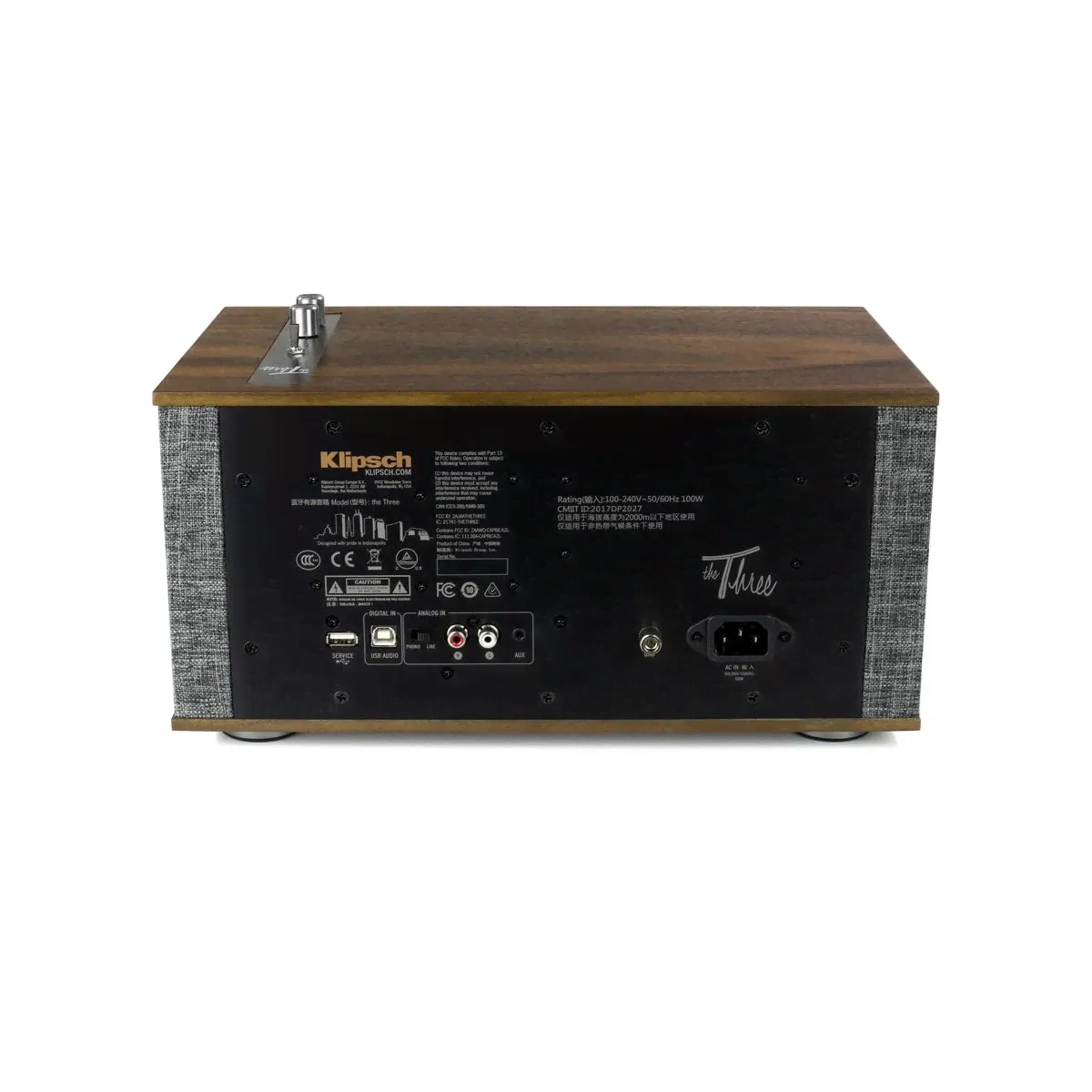 Портативная АС Klipsch The Three II, Walnut-2
