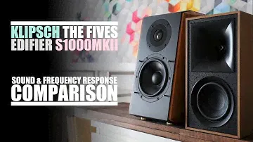 Klipsch The Fives  vs  Edifier S1000MKII  ||  Sound & Frequency Response Comparison