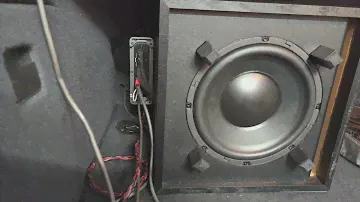 Klipsch Cinema 600 wireless subwoofer converted to car sub