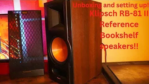 Unboxing New Klipsch RB-81 II Reference Bookshelf speakers!!!