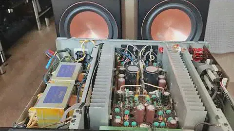 44 Denon PMA 1500R2 апгрейд и Klipsch RP 8000F знакомство