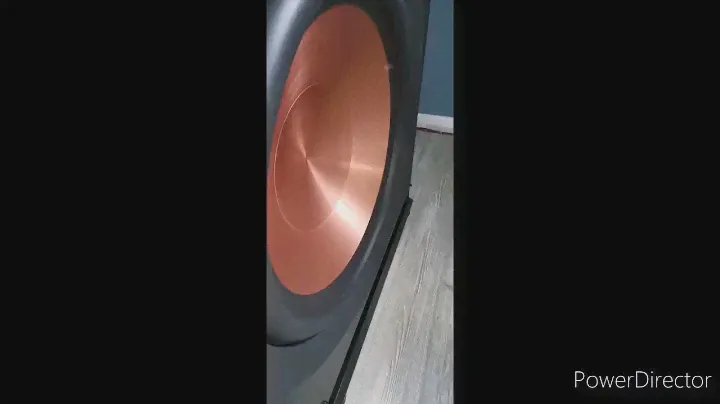 Klipsch R-115sw Bass Test